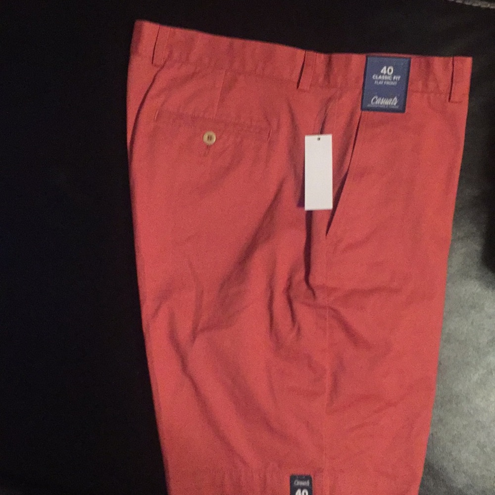 New Orange RoundTree & Yorke shorts